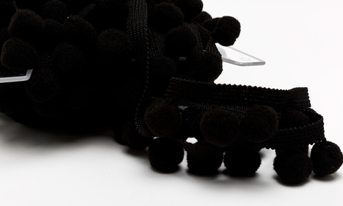 Bruislard Pompons Schwarz - 150 Stück 25mm Filzkugeln Zum Basteln